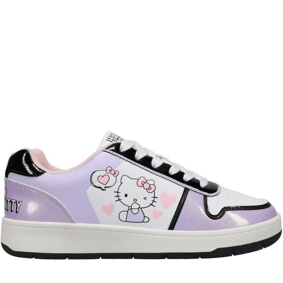 💜 Hello Kitty by Sanrio Women's Lavender 
Casual Court
Sneakers NWT - Picture 1 of 5